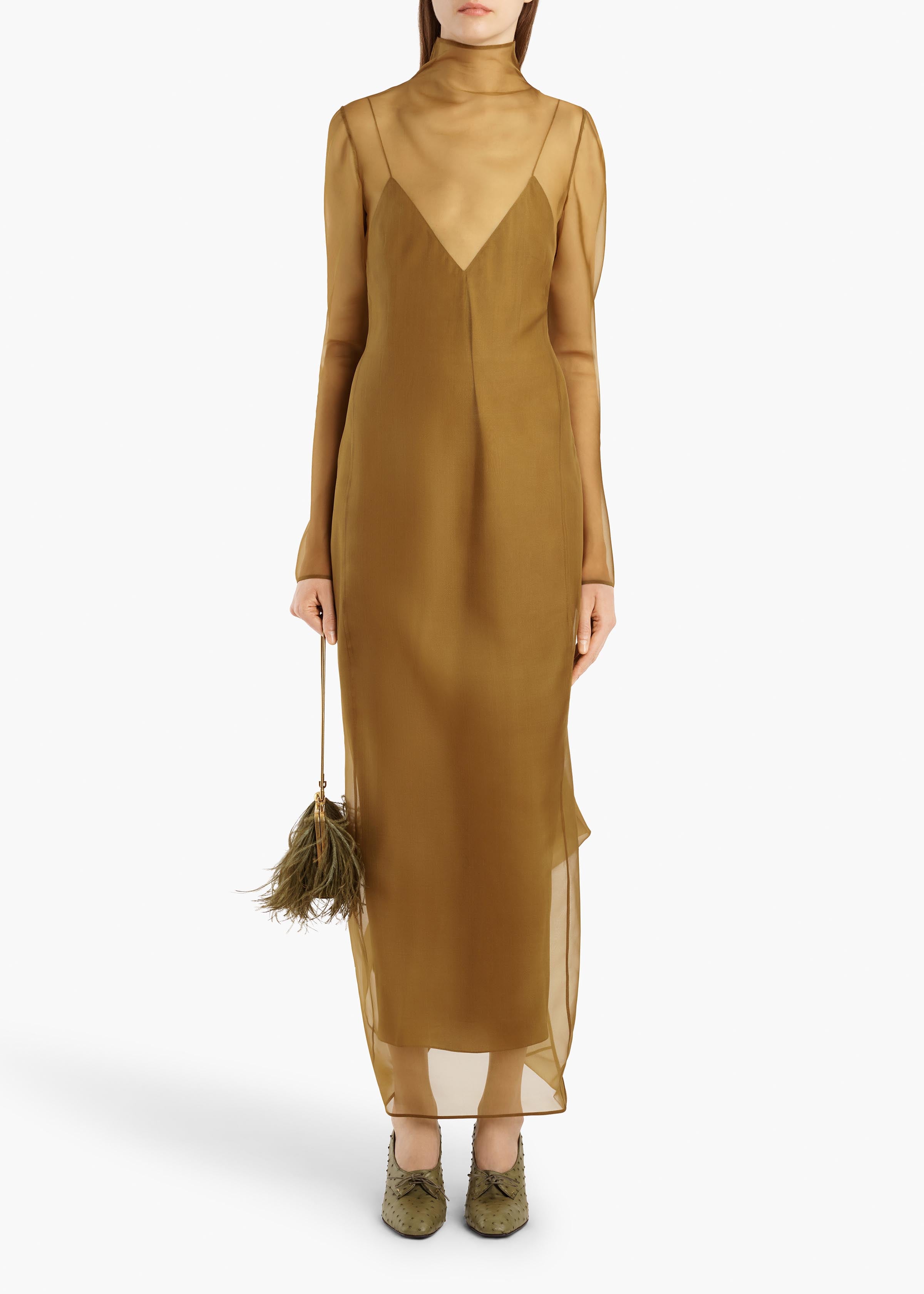 KHAITE  - Toldo Dress in Bronze