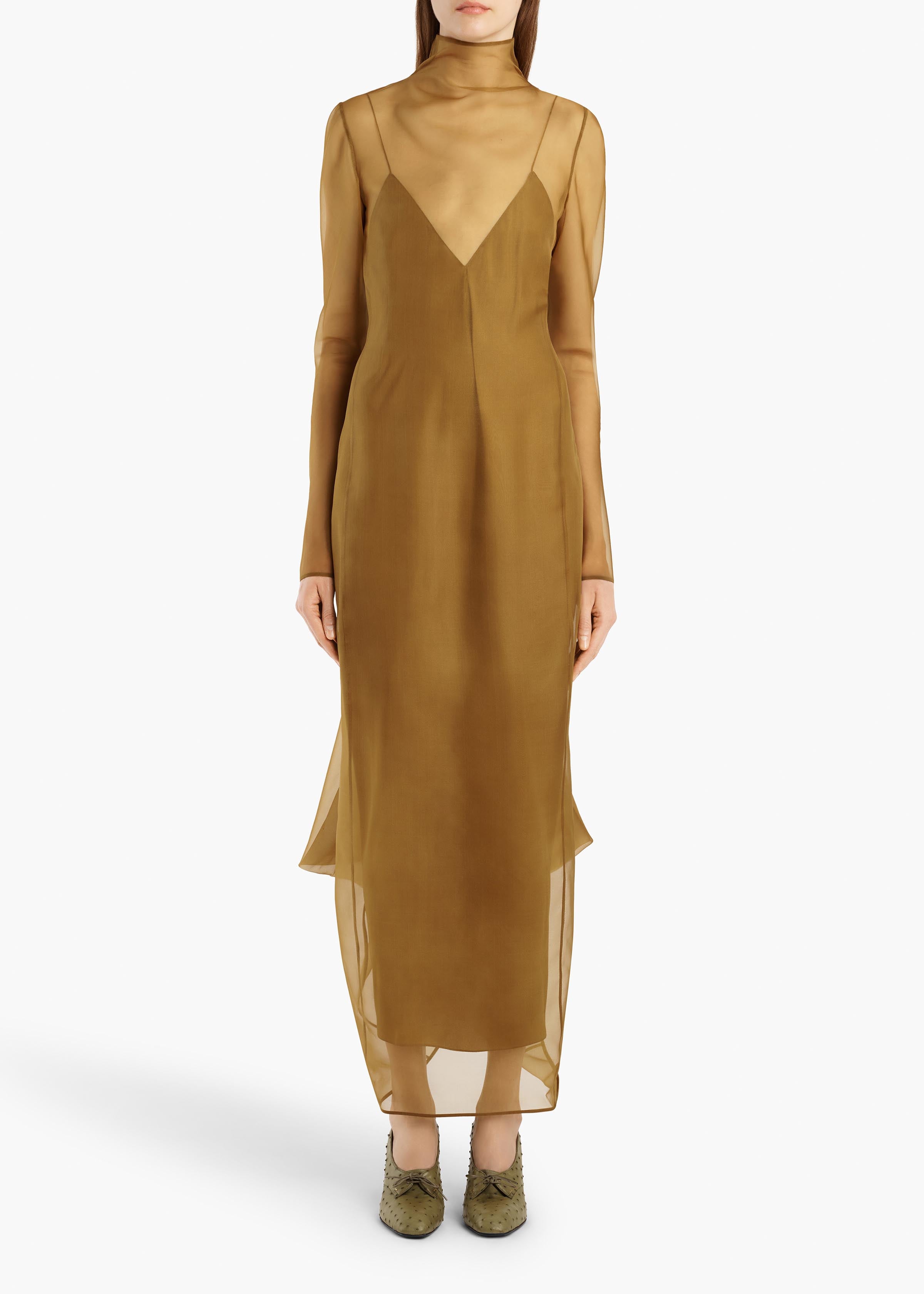 KHAITE  - Toldo Dress in Bronze
