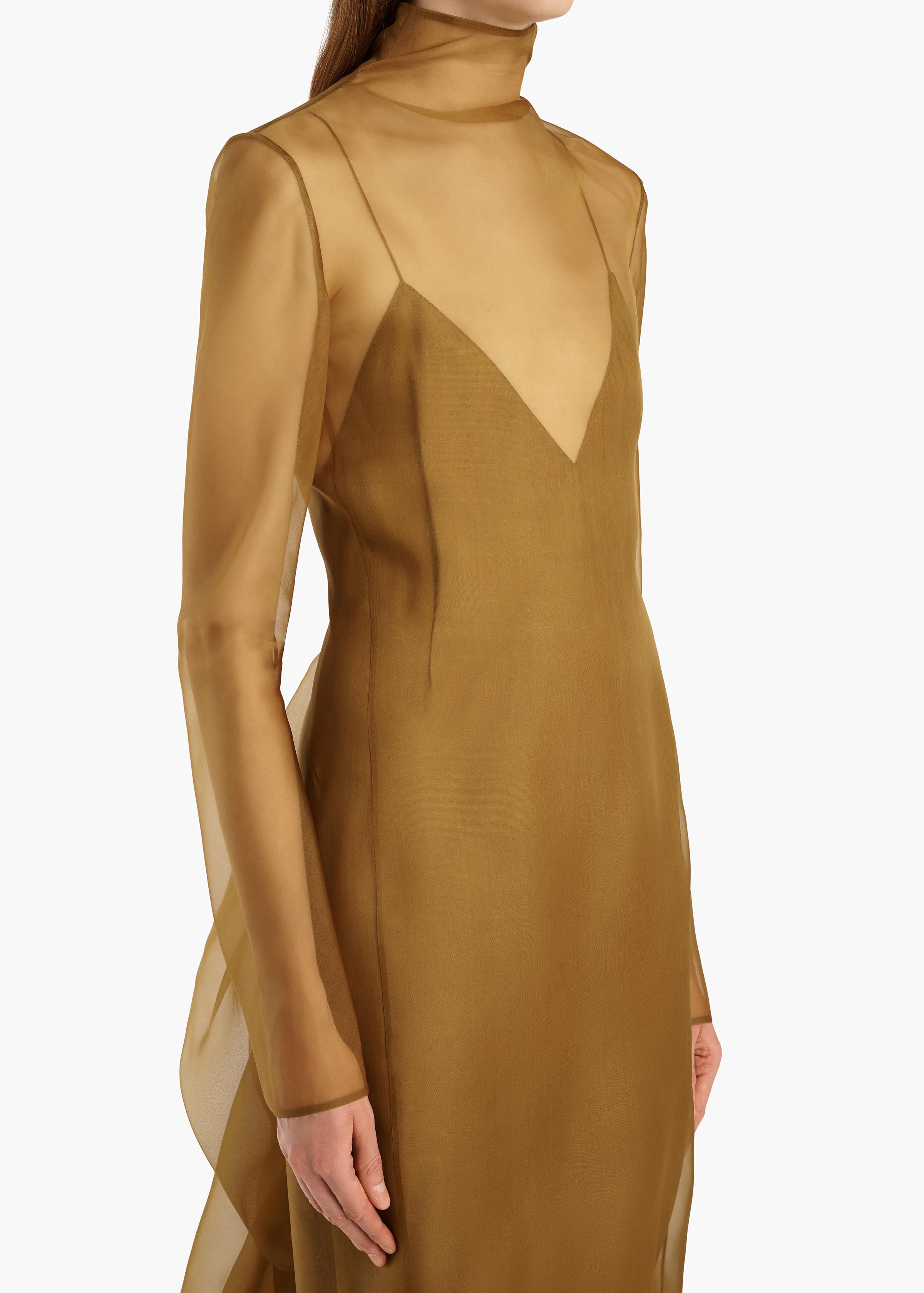 KHAITE  - Toldo Dress in Bronze