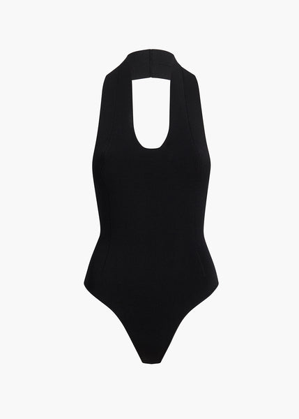 NWT Maaji 2024 Black Warrior Bodysuit Size Medium