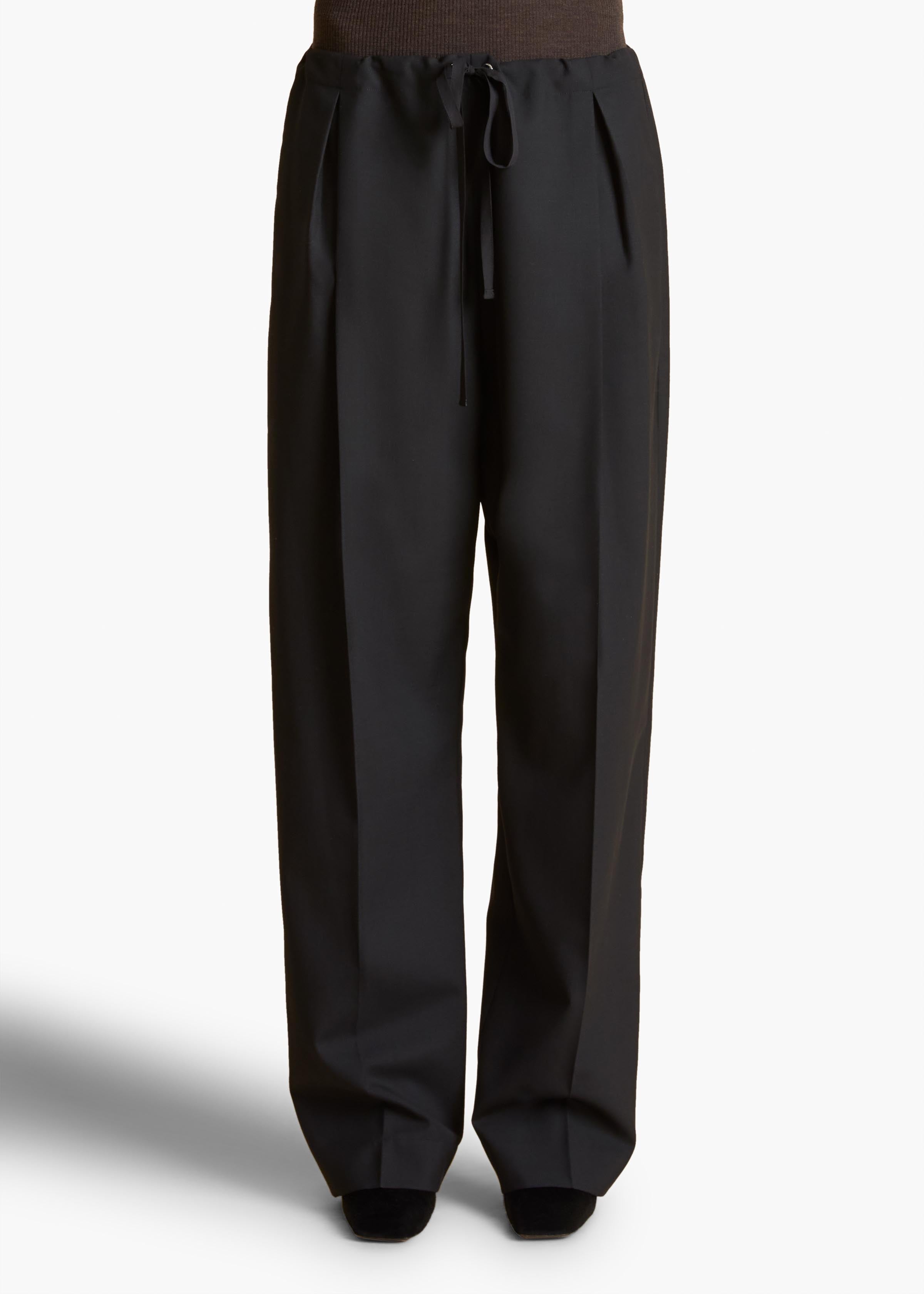 Trenton Pant in Black FRONT VIEW