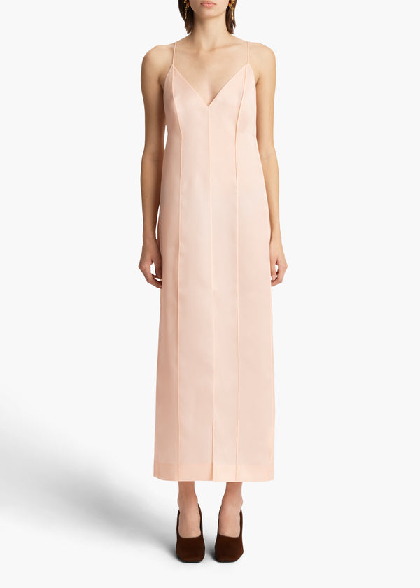 Tully Dress in Soft Pink STYLED VIEW