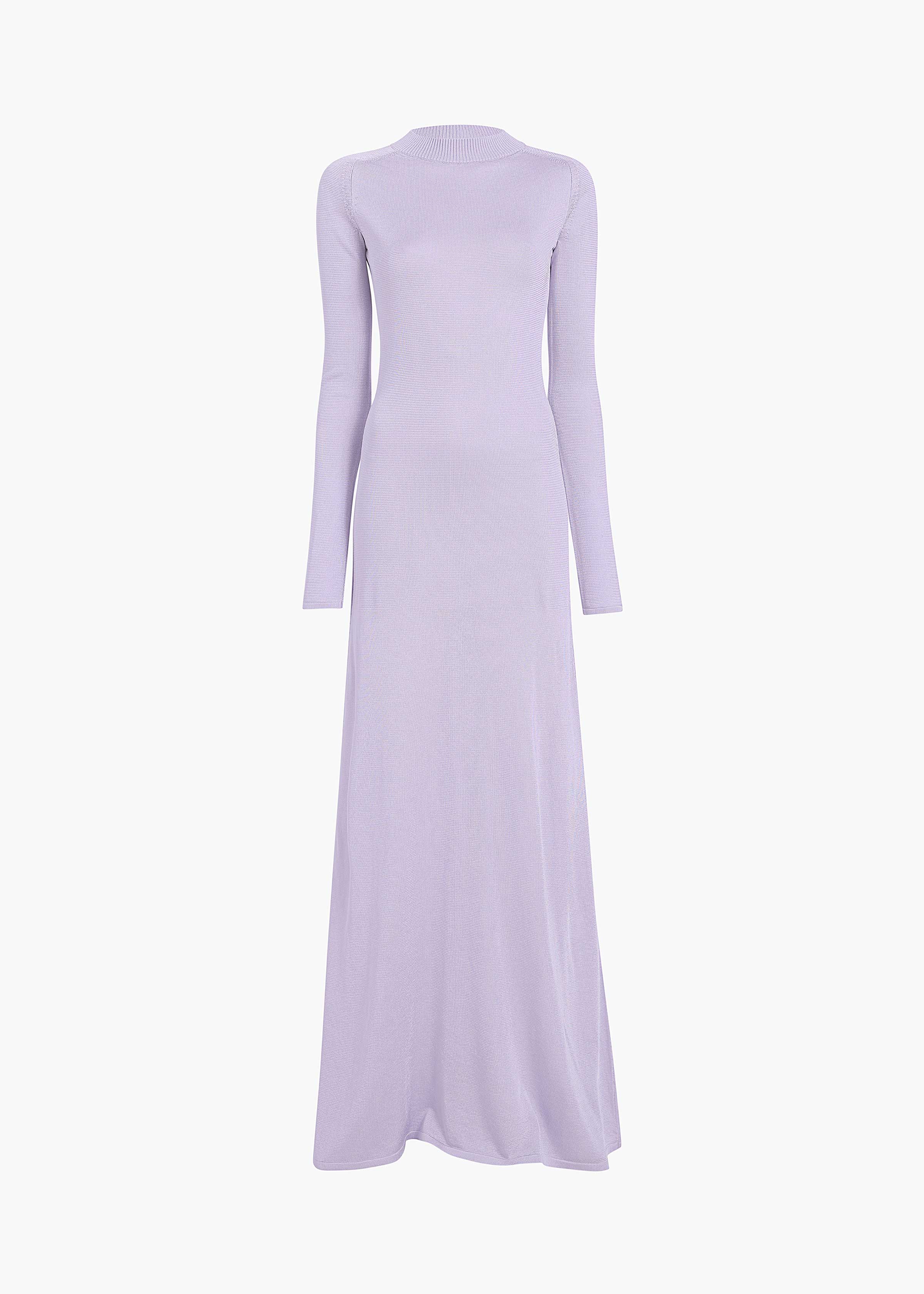 VALERA DRESS IN LAVENDER FLAT VIEW