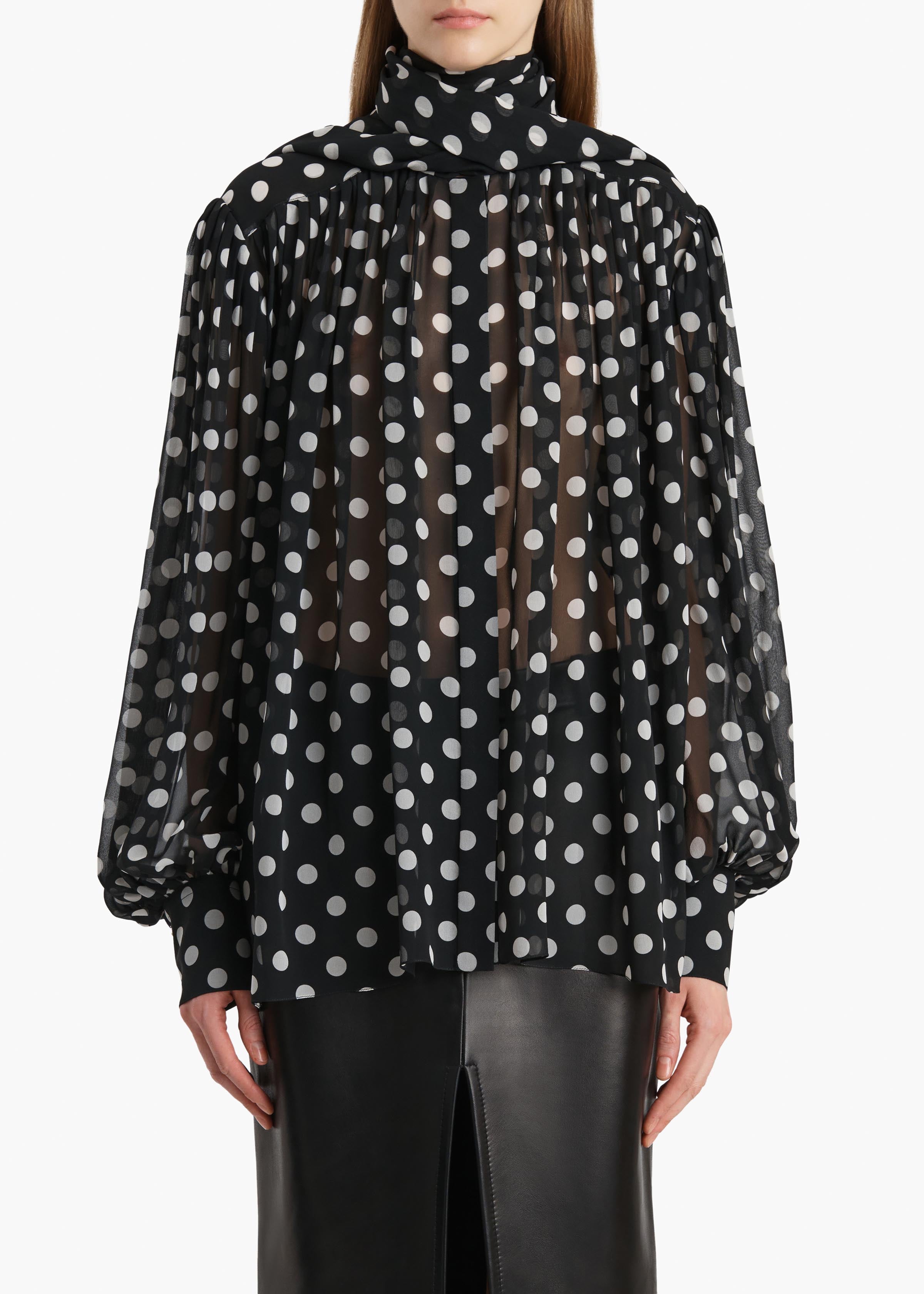 VALI TOP MEDIUM DOT BLACK 24603374 663 B Alt