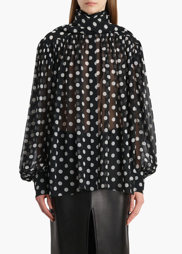 VALI TOP MEDIUM DOT BLACK 24603374 663 B Alt