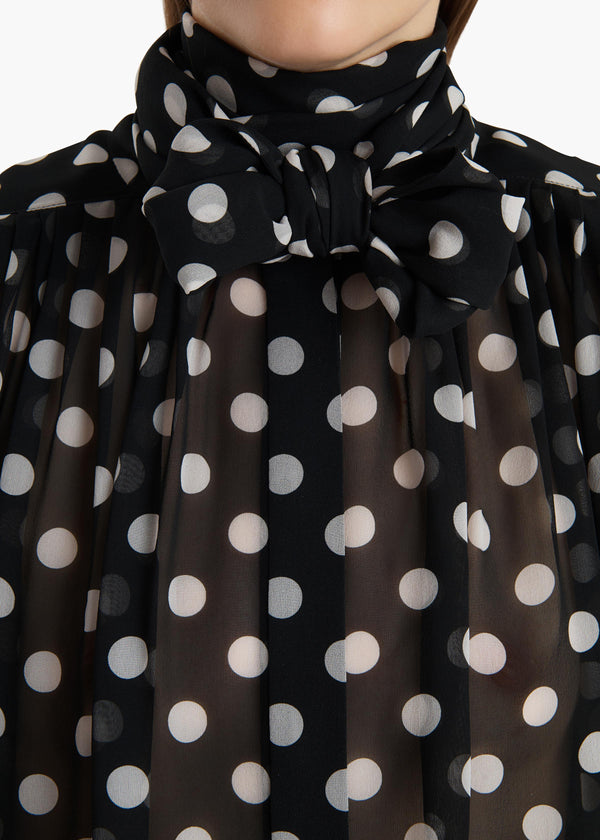 VALI TOP MEDIUM DOT BLACK 24603374 663 D