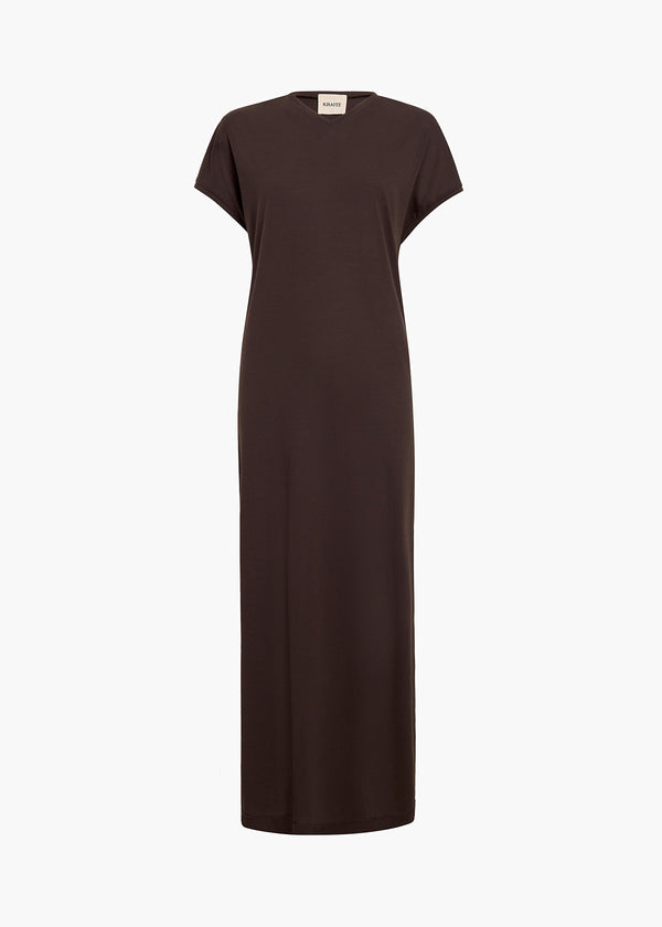 Verda Dress in Dark Brown FLAT VIEW