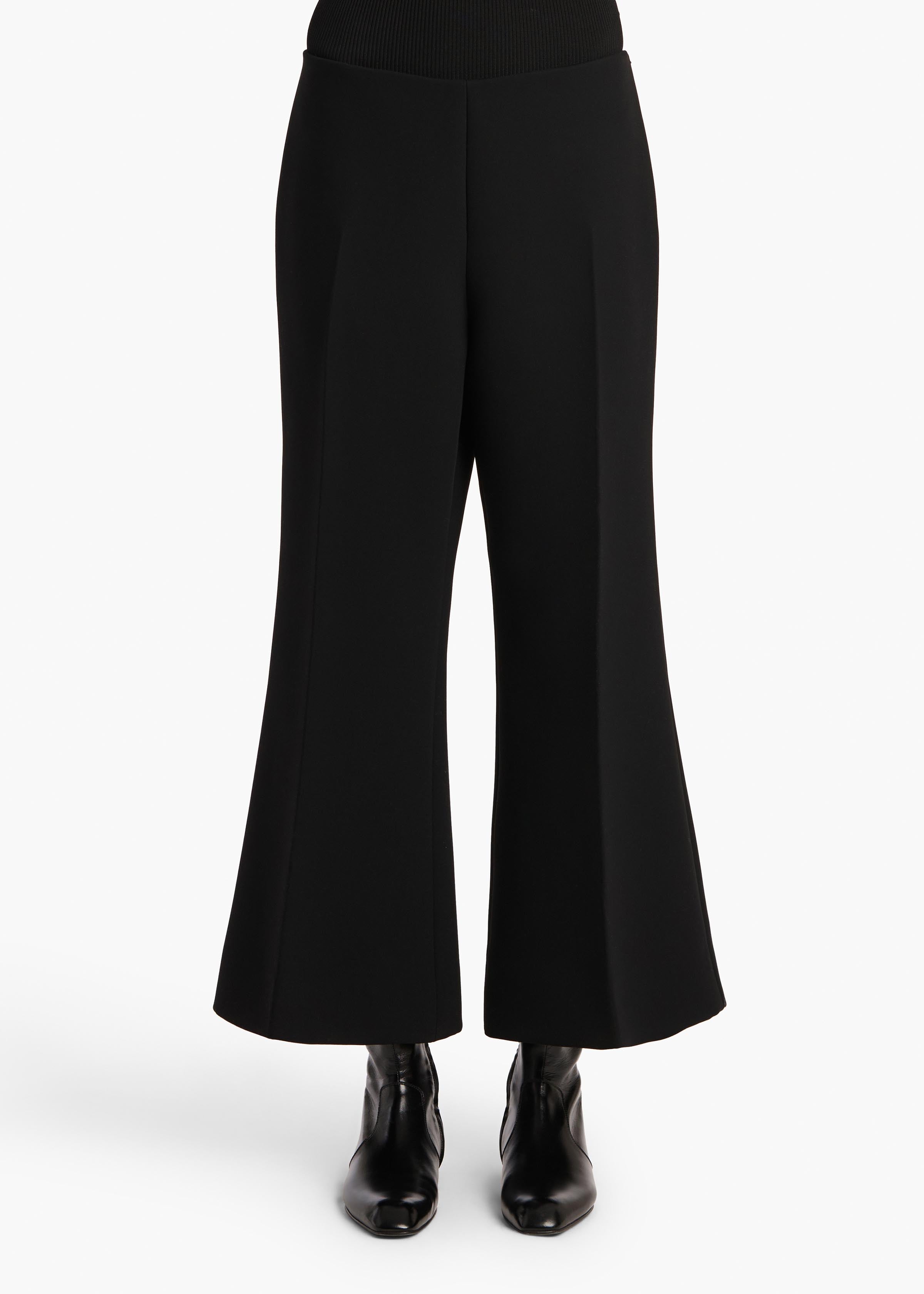 Walter Pant in Black Crepe