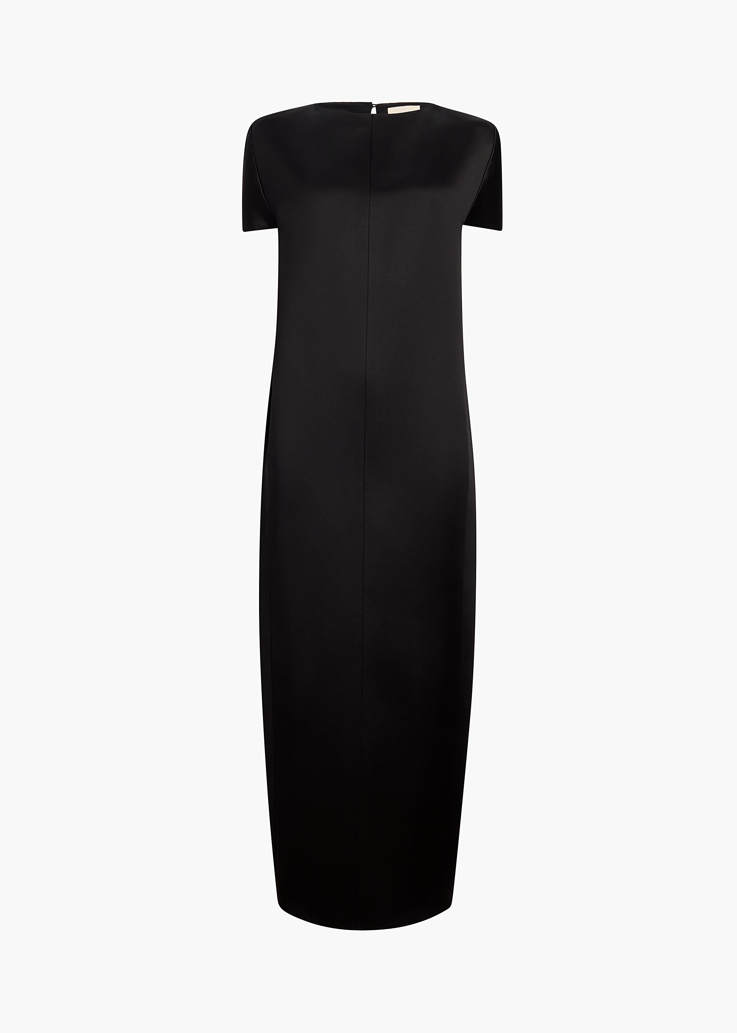 Webster Dress in Black FLAT VIEW