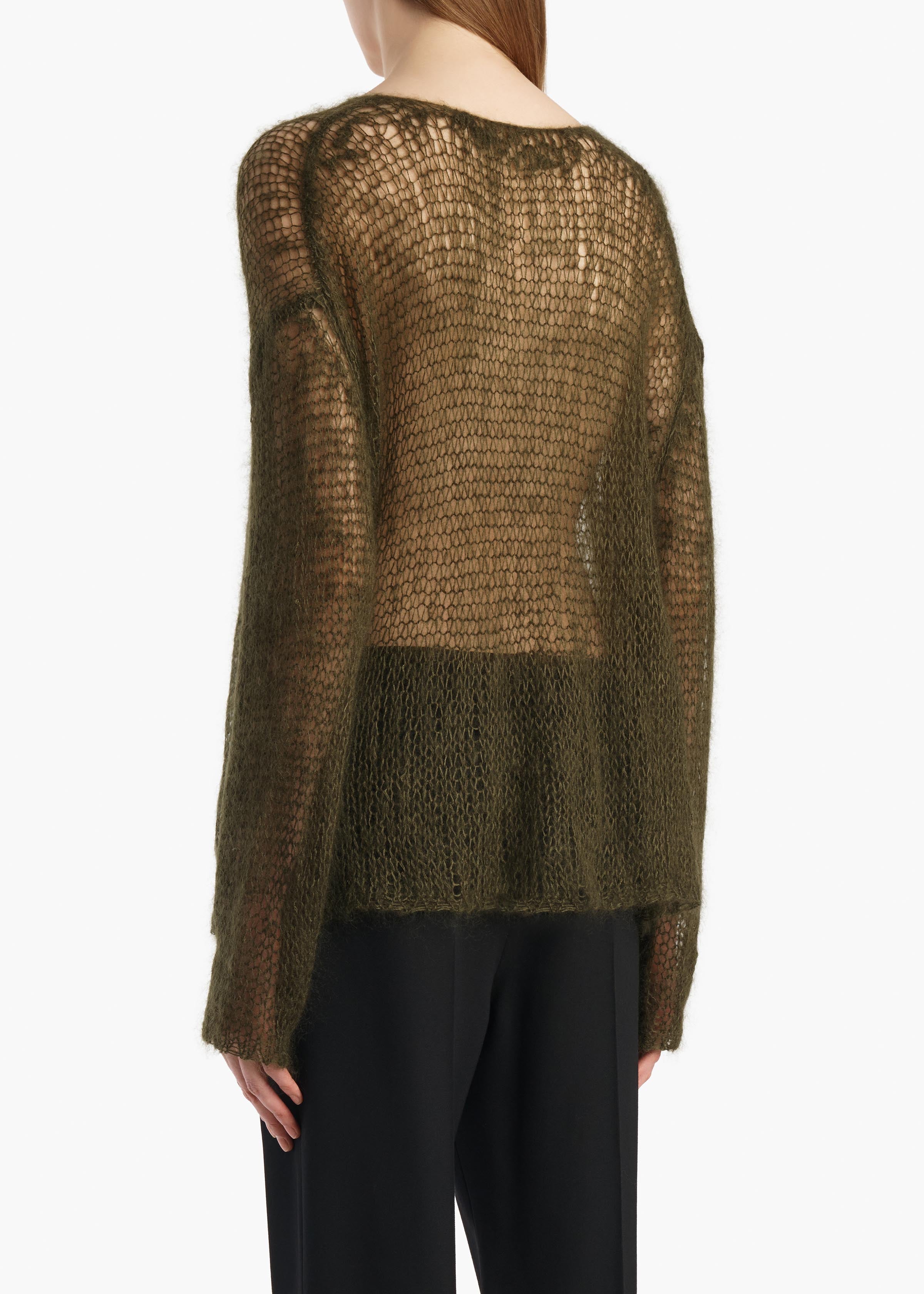 Wendy Pullover in Dark Olive