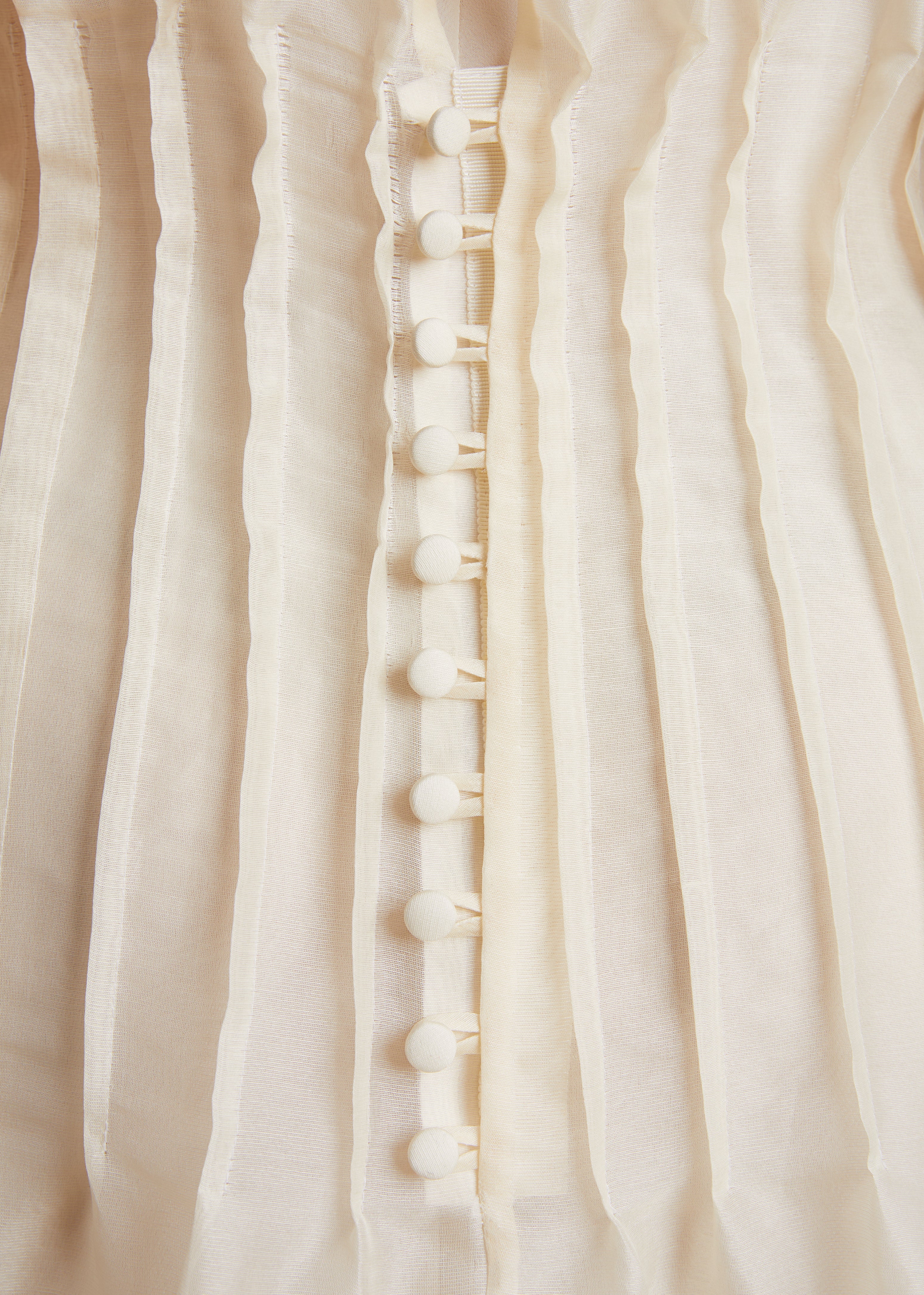 WES DRESS IN BONE DETAIL 1