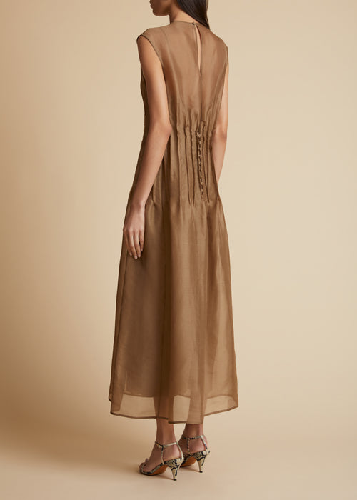 The Wes Dress in Toffee