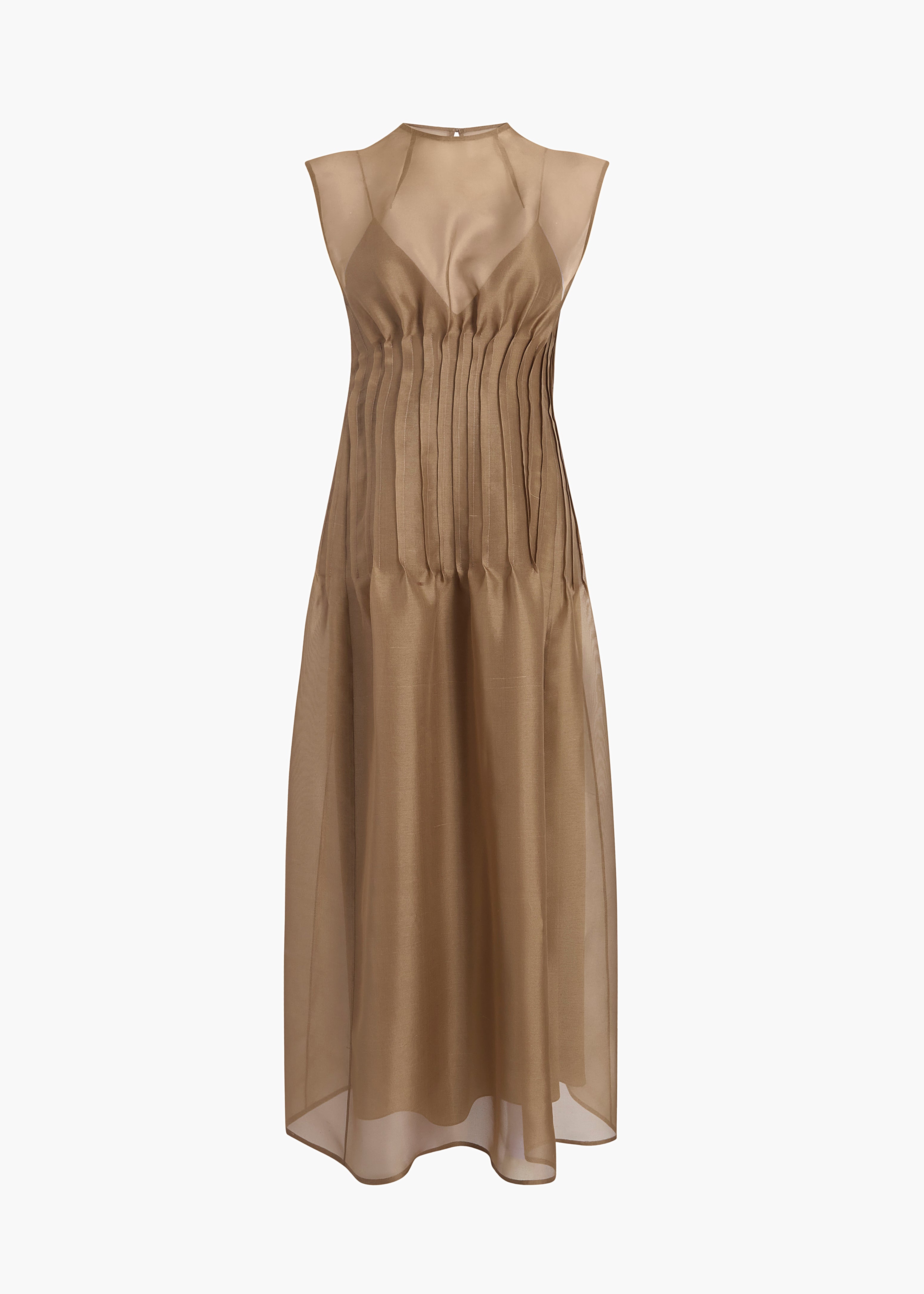 KHAITE LLC - Wes Dress in Toffee