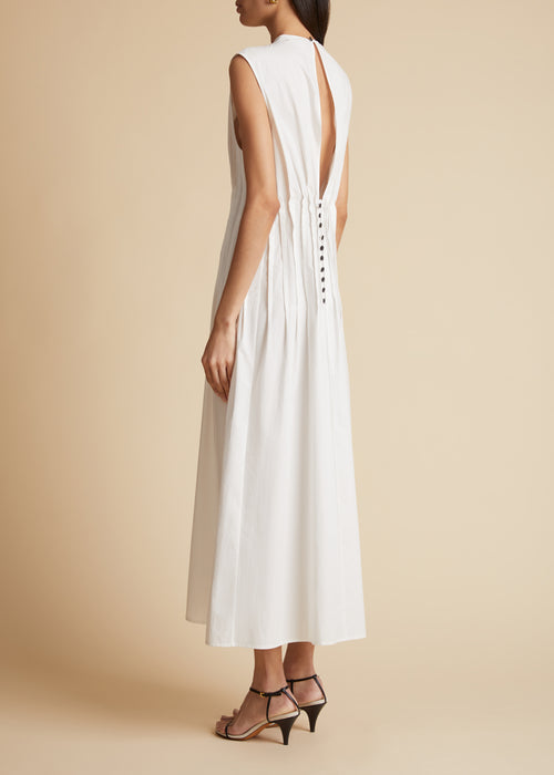The Wes Dress in White