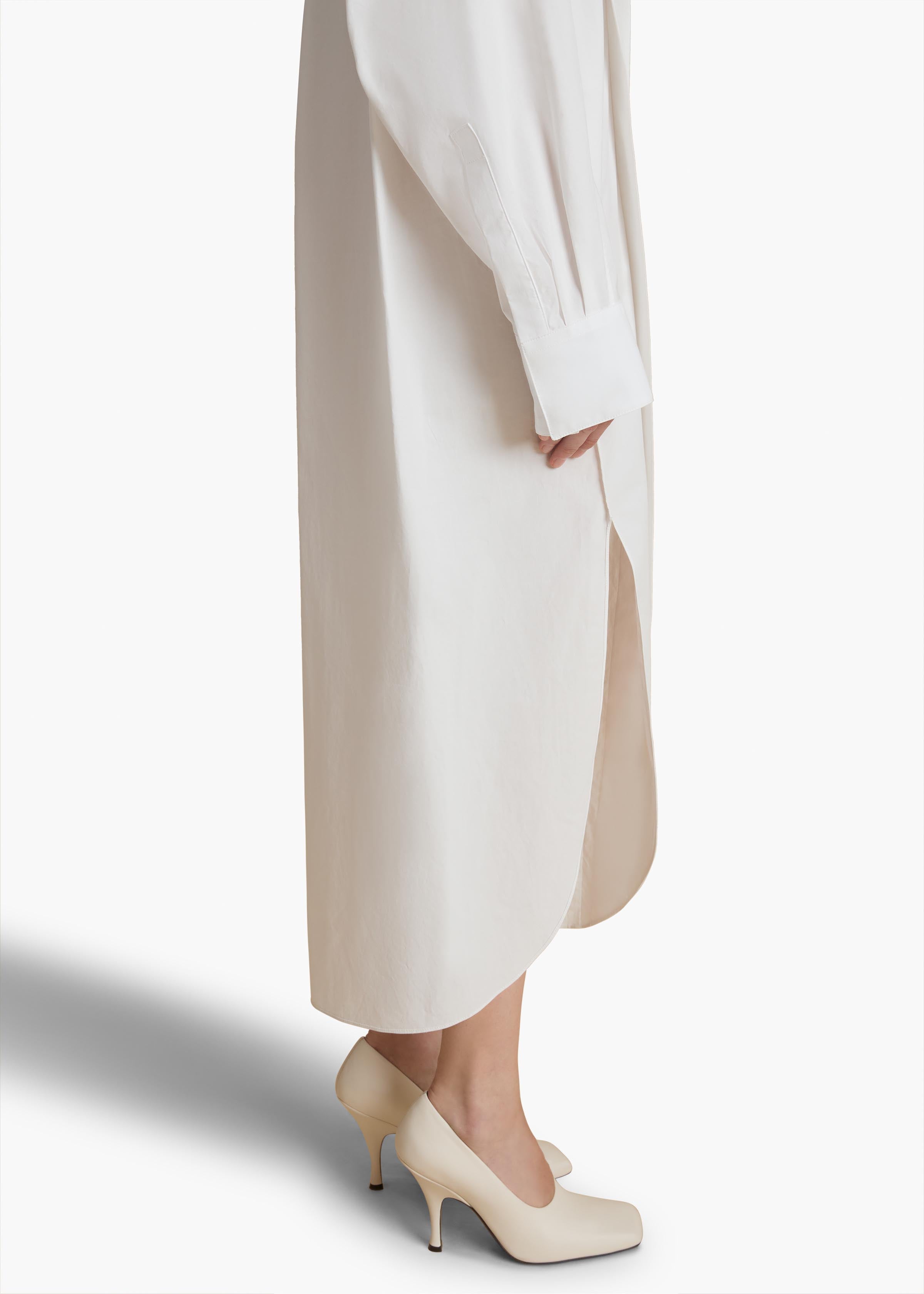 Wexley Dress in White DETAILED VIEW 1