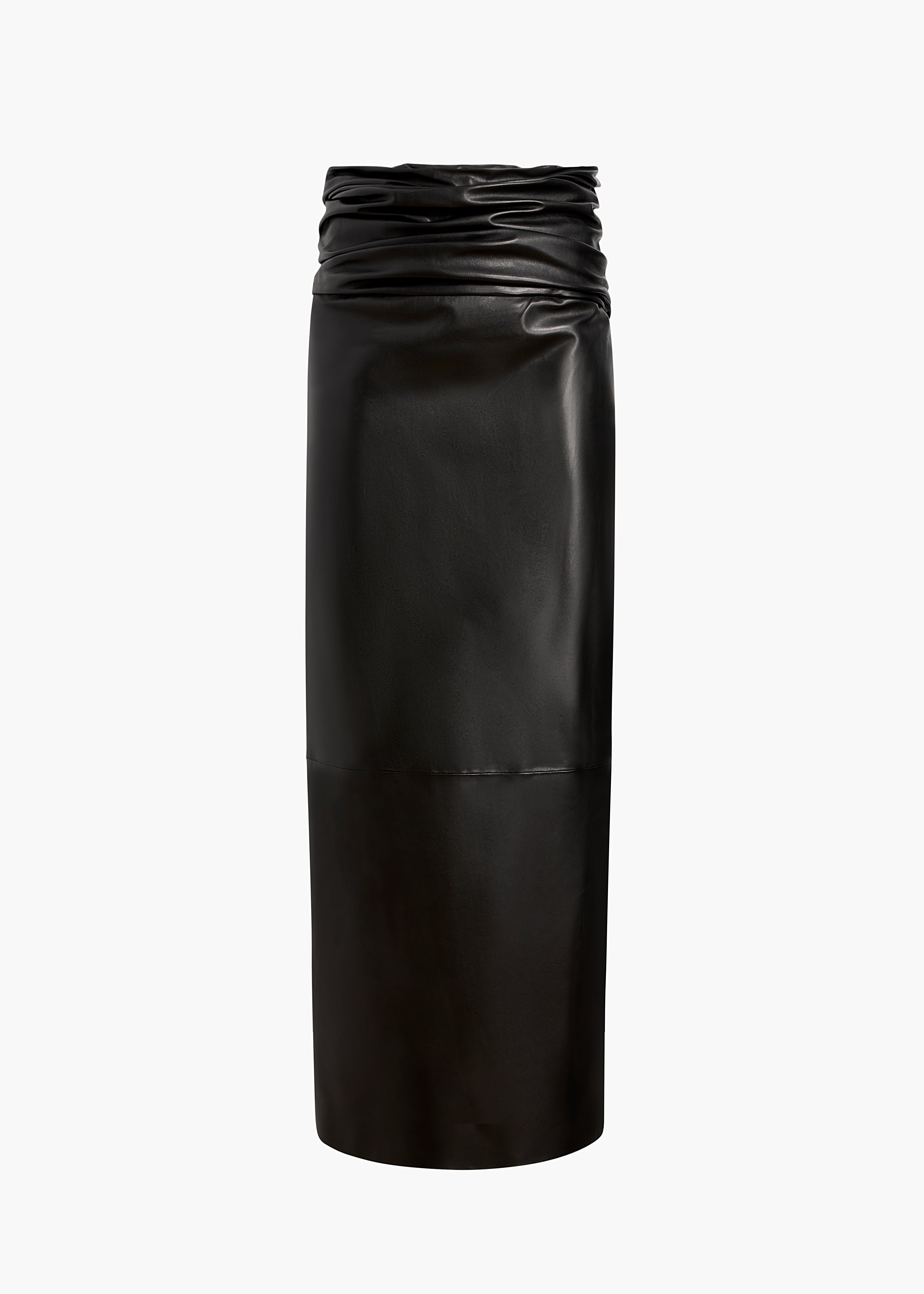 KHAITE - Winler Skirt in Black Leather