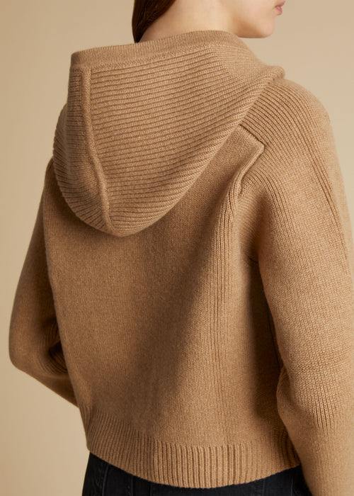 The Winston Hoodie in Camel