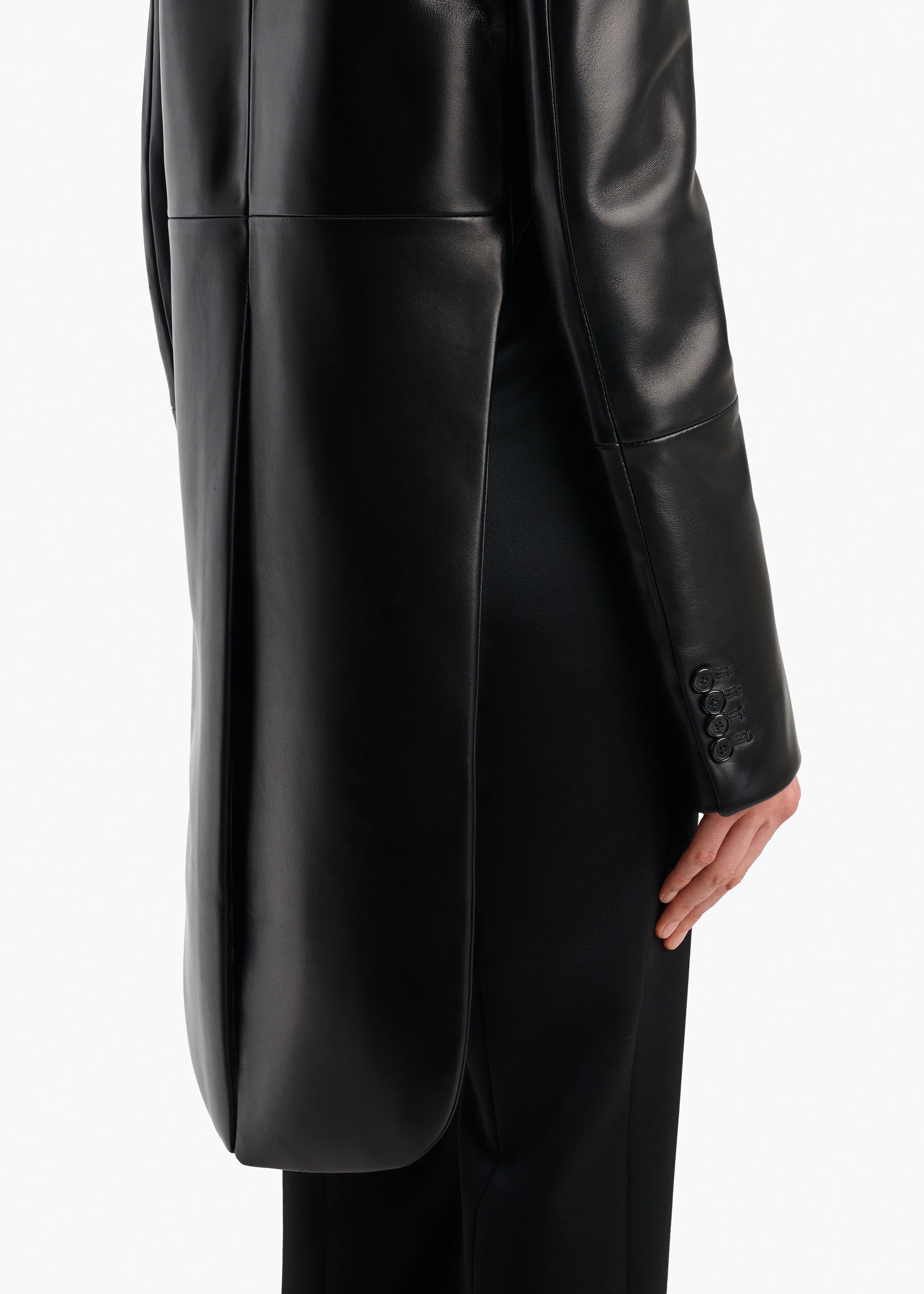 KHAITE  - Worth Jacket in Black Leather