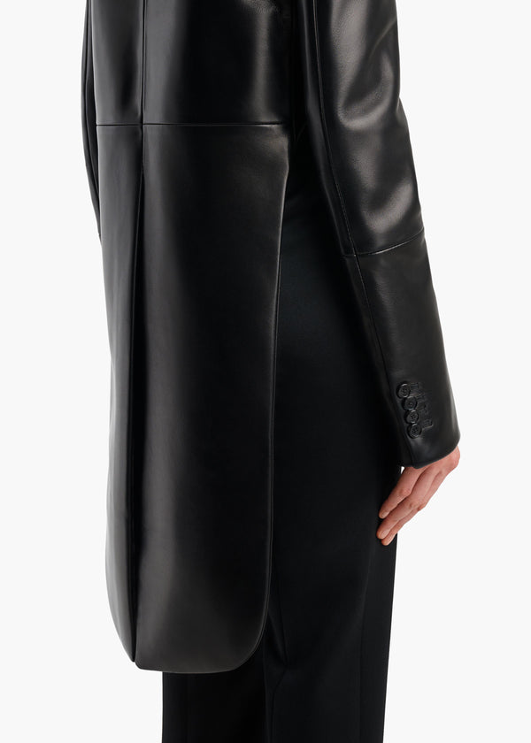 Worth Jacket in Black Leather