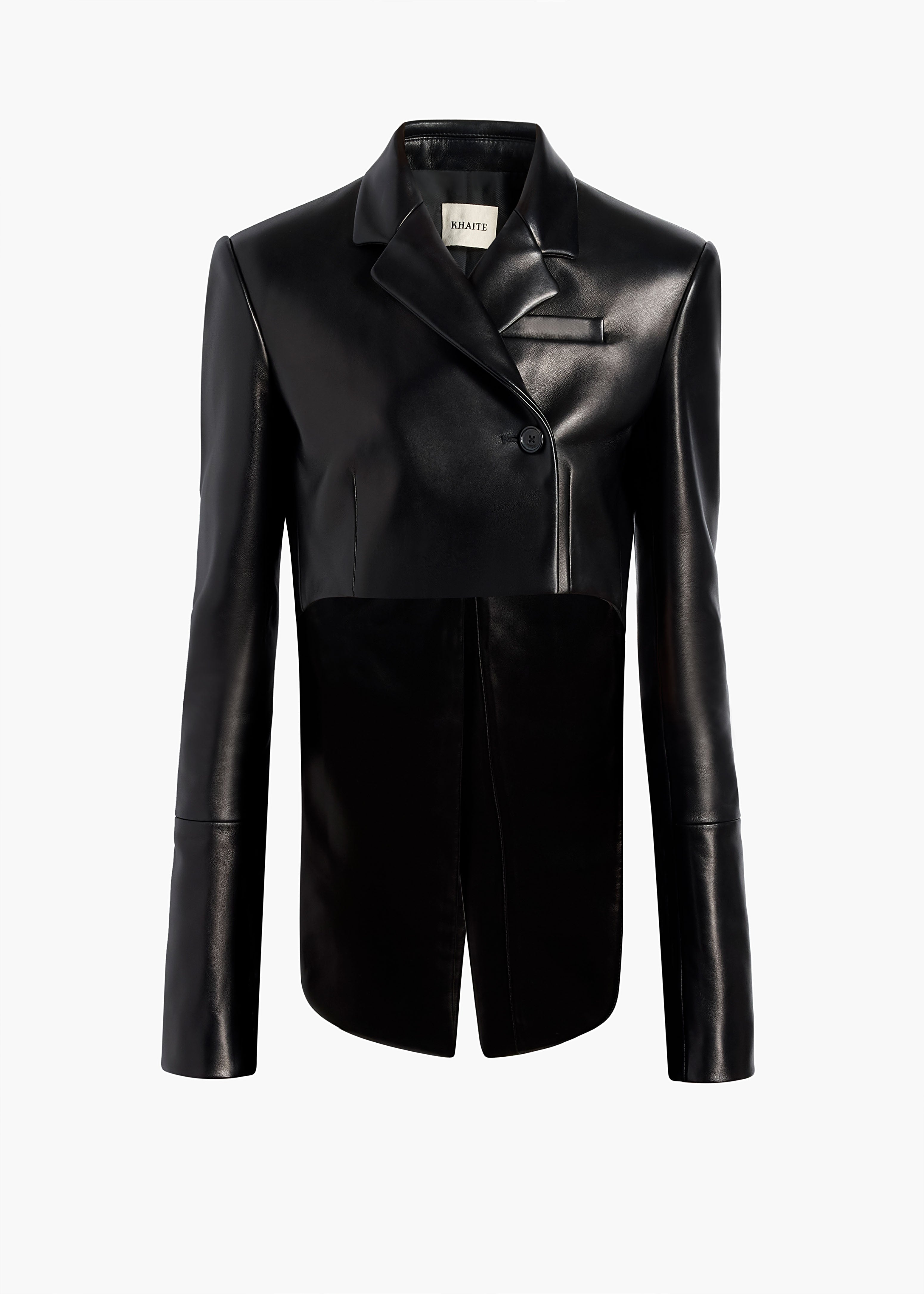 KHAITE  - Worth Jacket in Black Leather
