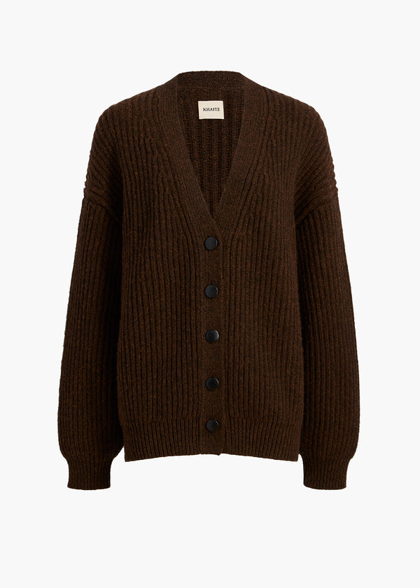 Wren Cardigan in Chestnut