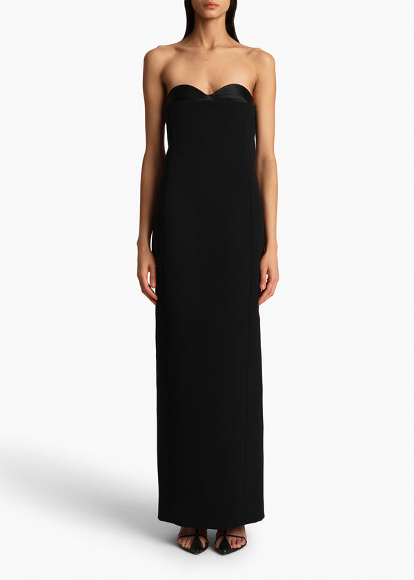  Yael Dress in Black FRONT VIEW