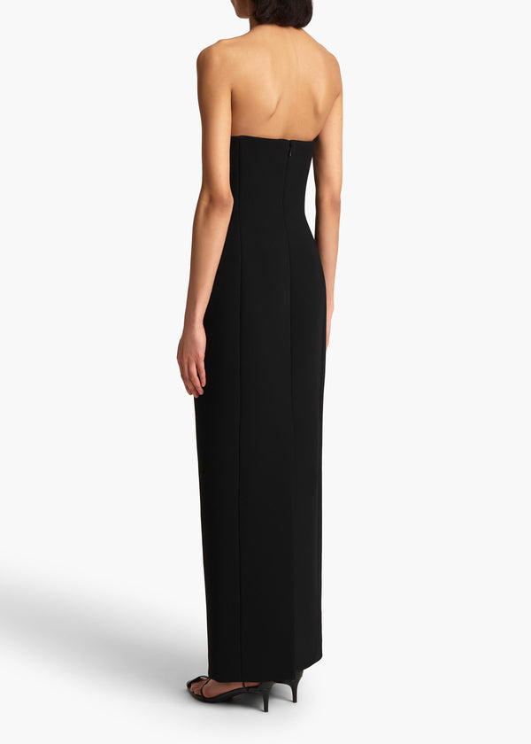  Yael Dress in Black BACK VIEW