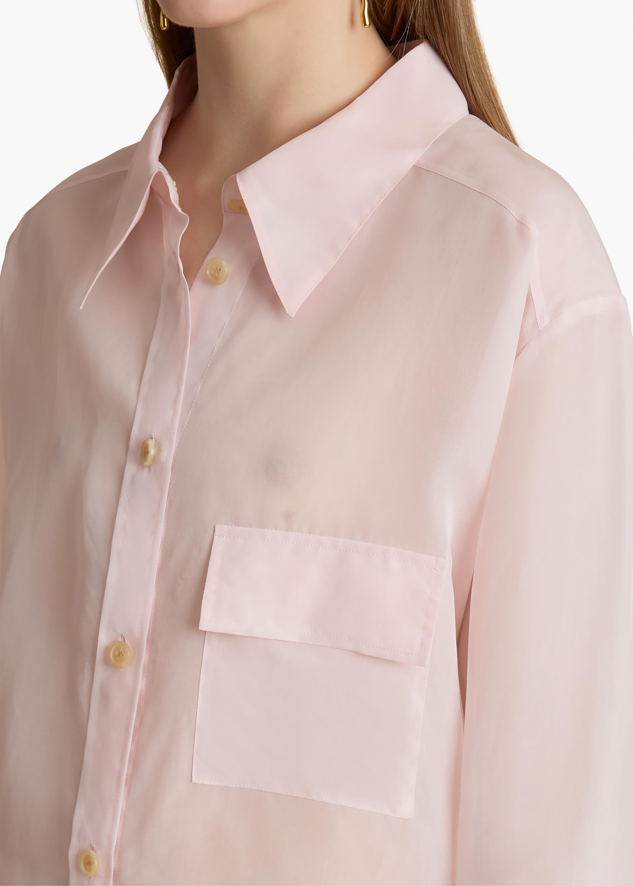 Yatty Top in Soft Pink DETAILED VIEW 2