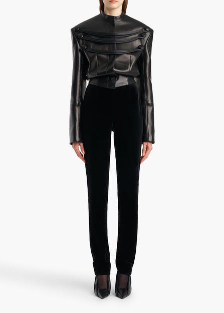 YORK JACKET W CORD EMBROIDERY BLACK 62551012 200 A STYLED
