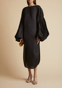 The Felice Dress In Black by Khaite at ORCHARD MILE