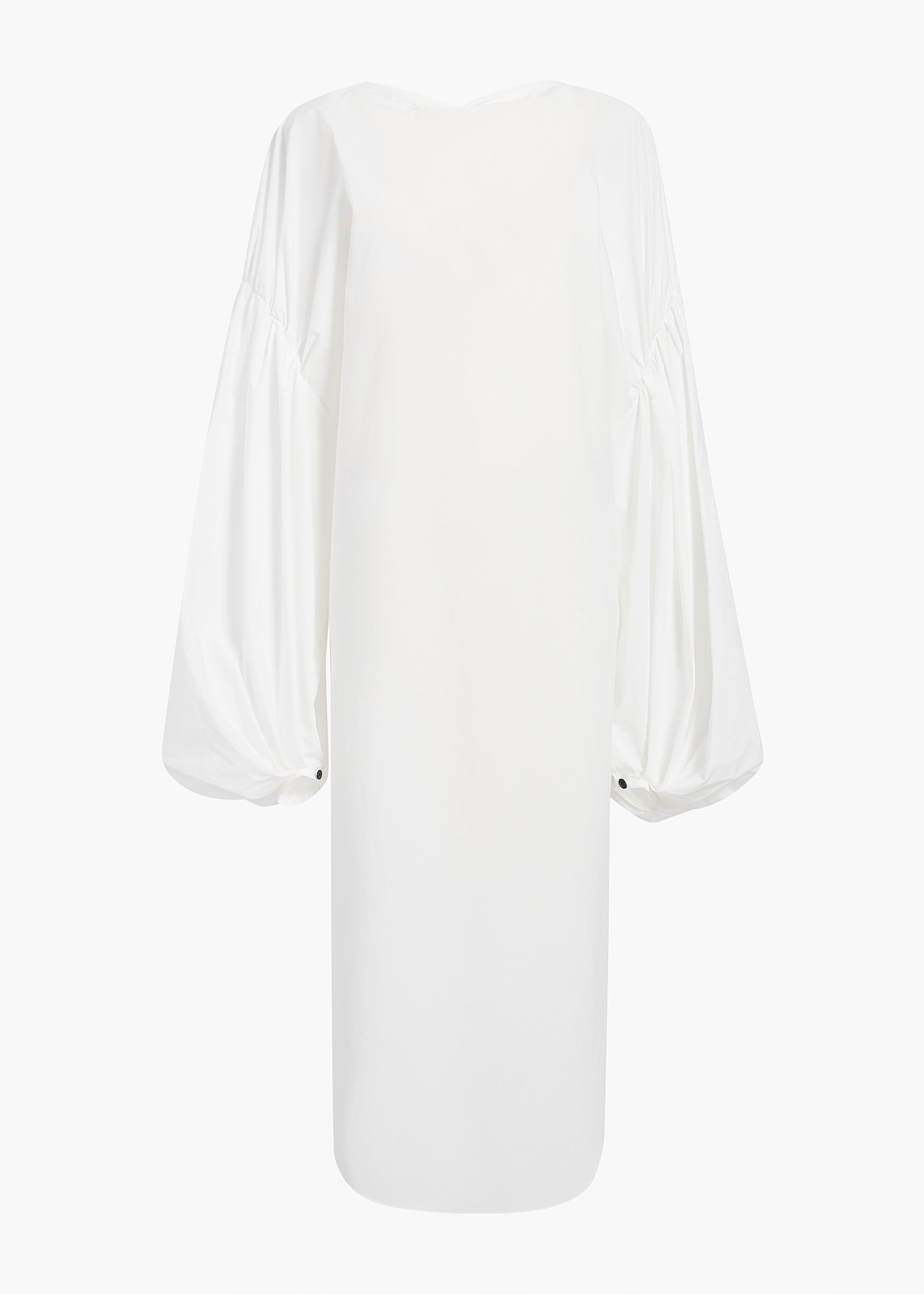 ZELMA DRESS IN WHITE FLAT