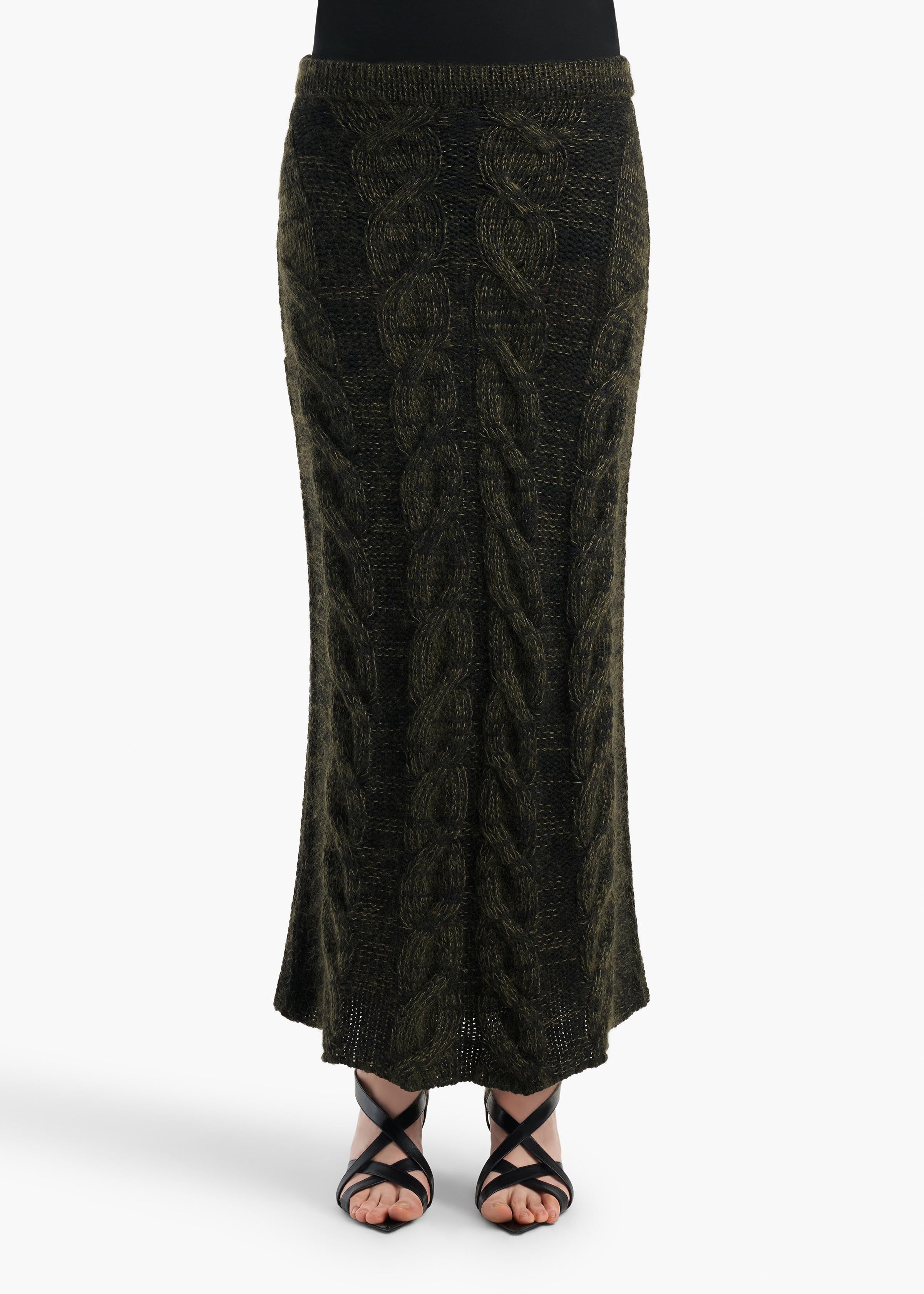 ZIVA SKIRT BLACK OLIVE MULTI 18387675 793 B
