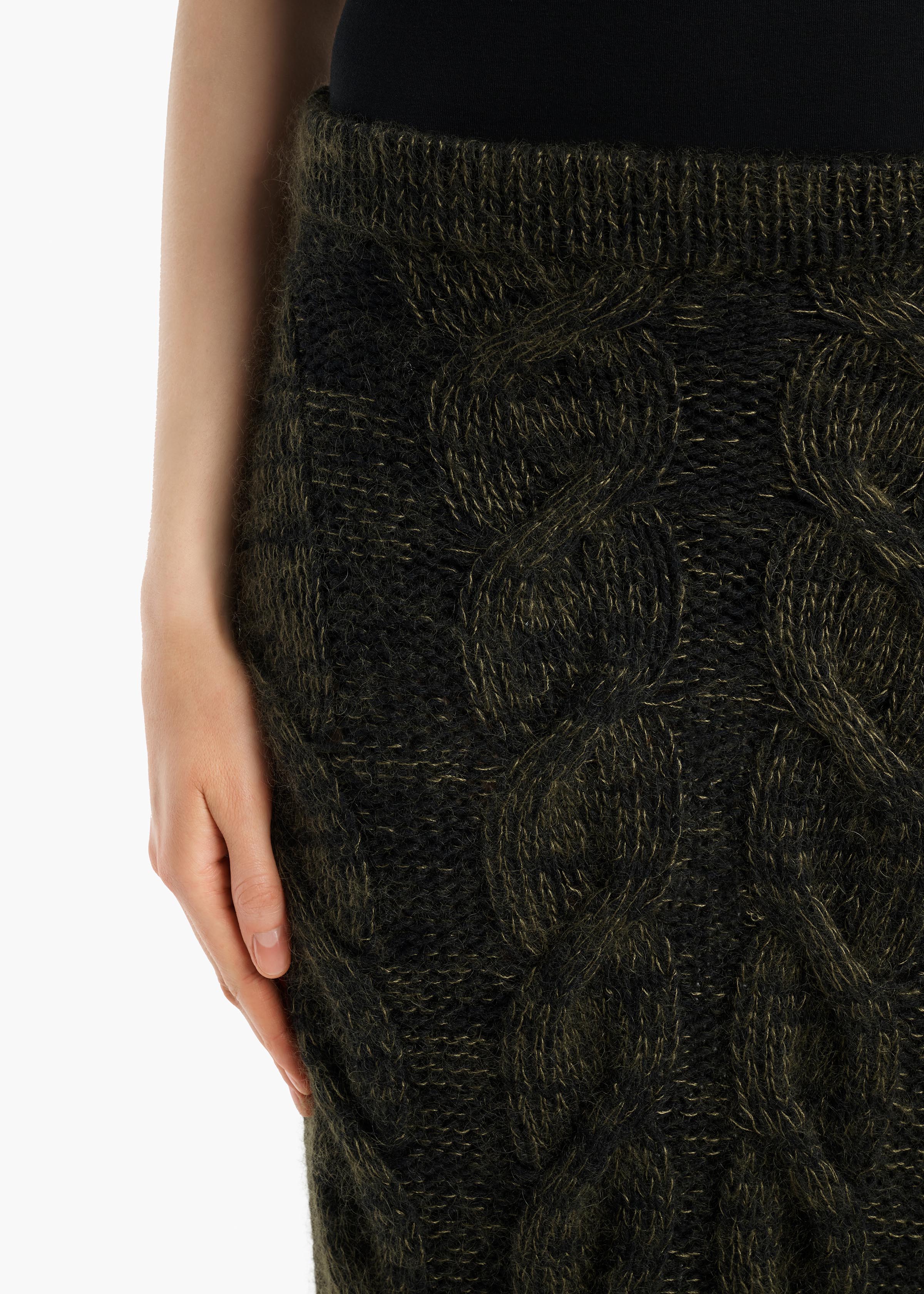 ZIVA SKIRT BLACK OLIVE MULTI 18387675 793 D