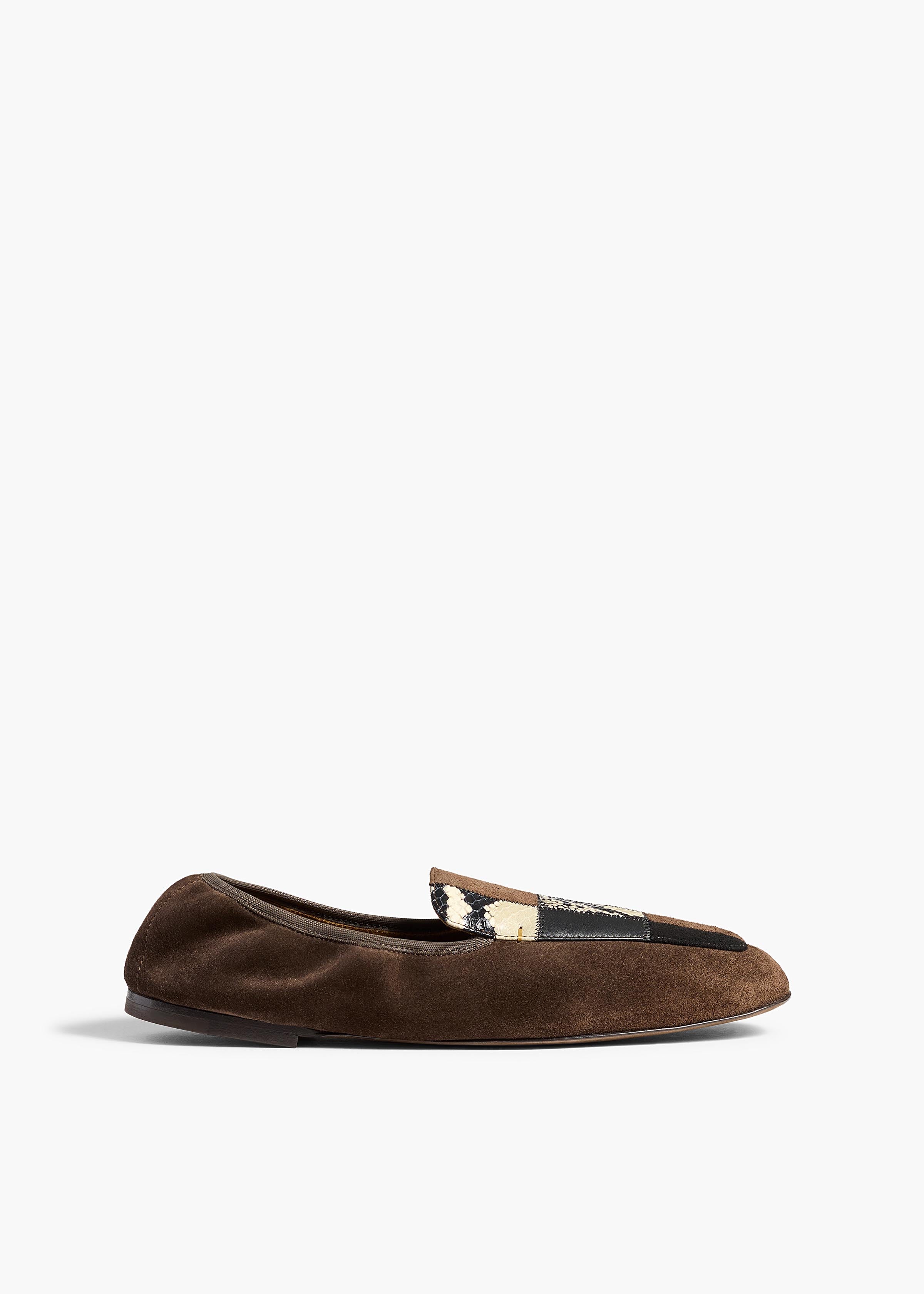 ZOE PATCHWORK FLAT CHOCOLATE F4070 1069 943 A