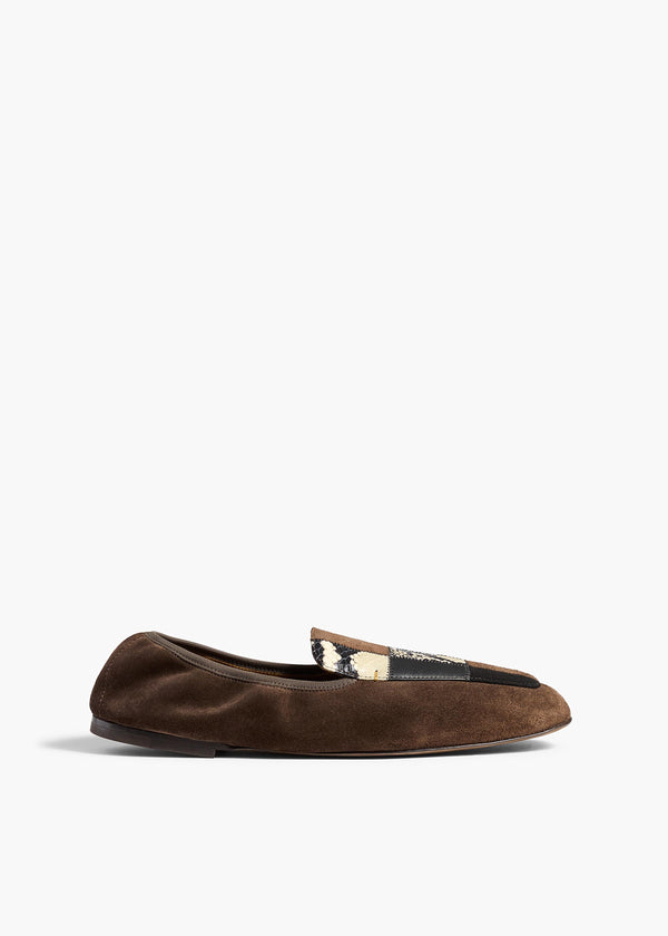 ZOE PATCHWORK FLAT CHOCOLATE F4070 1069 943 A