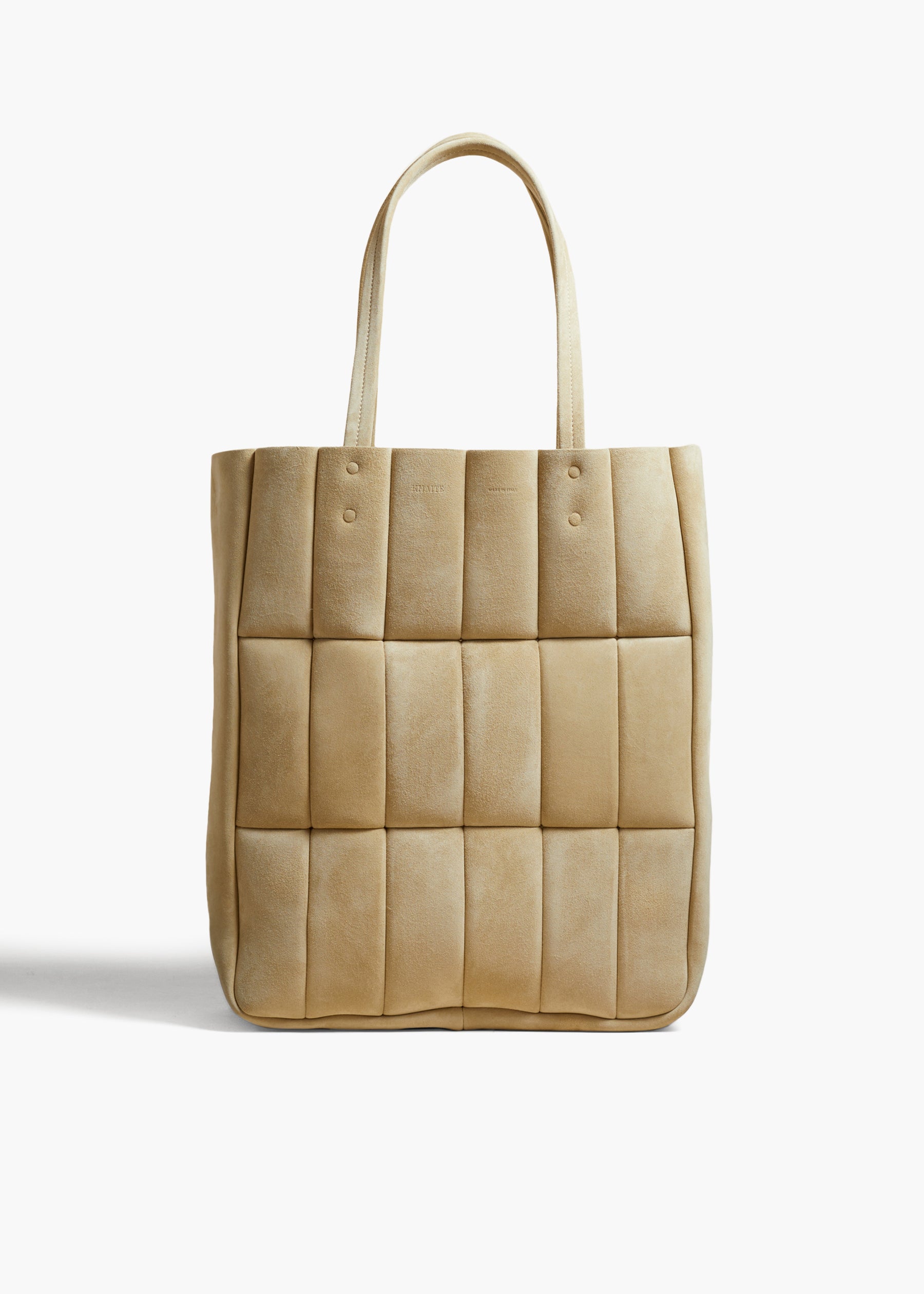 KHAITE - Zoe Tote in Beige Suede