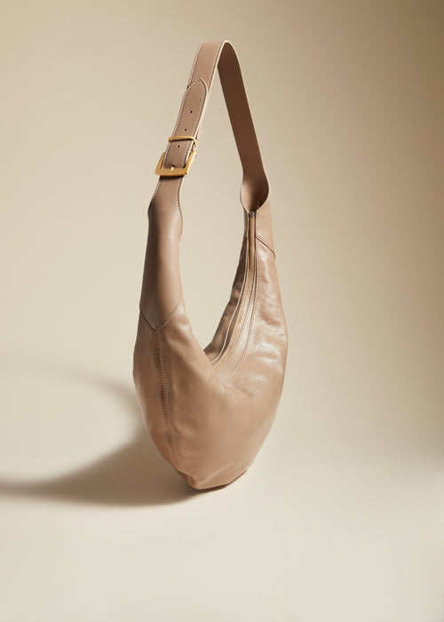 The August Hobo in Taupe Leather