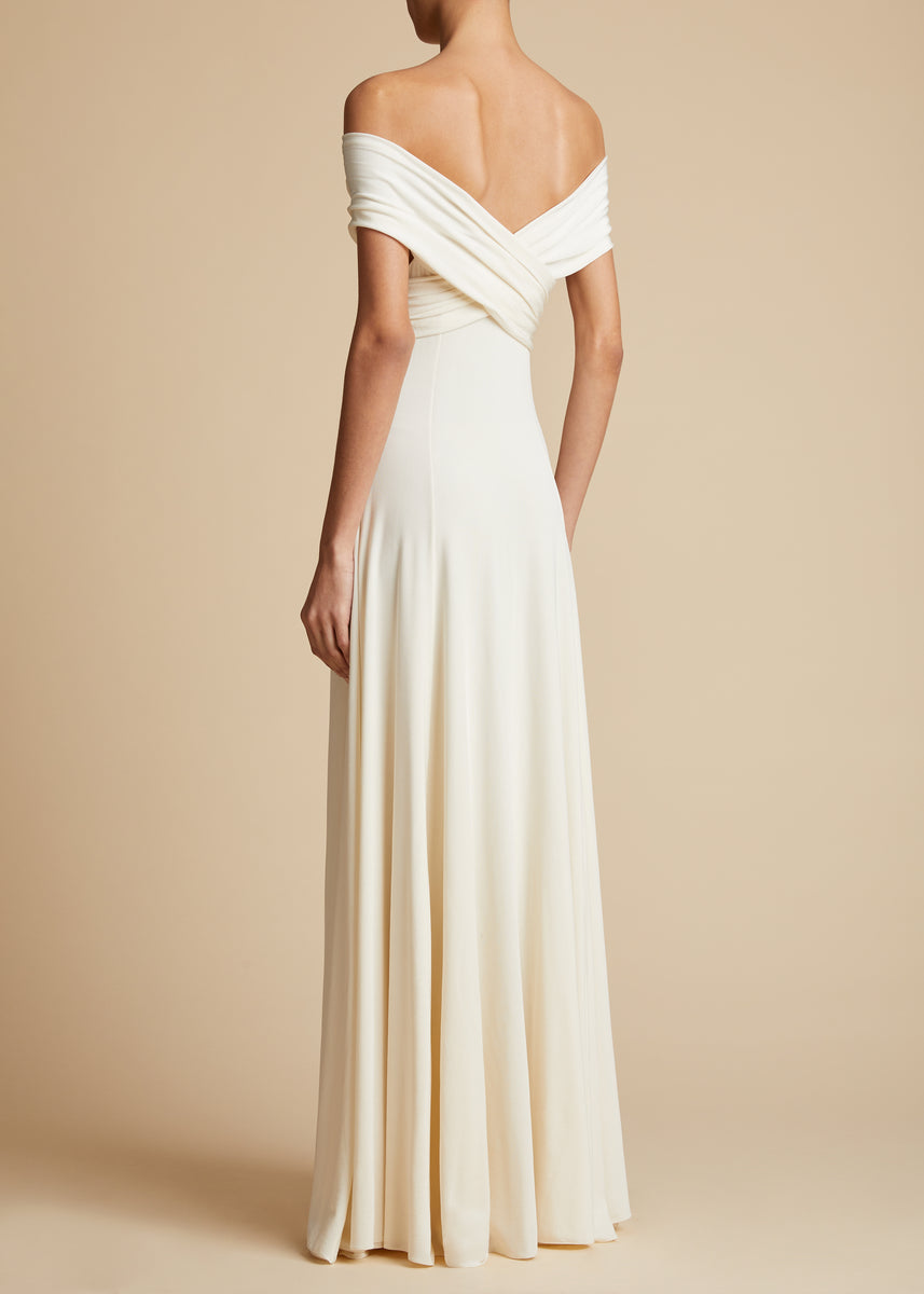 The Bruna Dress in Cream– KHAITE