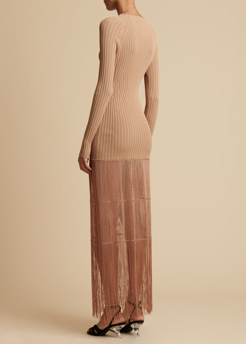 The Cedar Dress in Almond