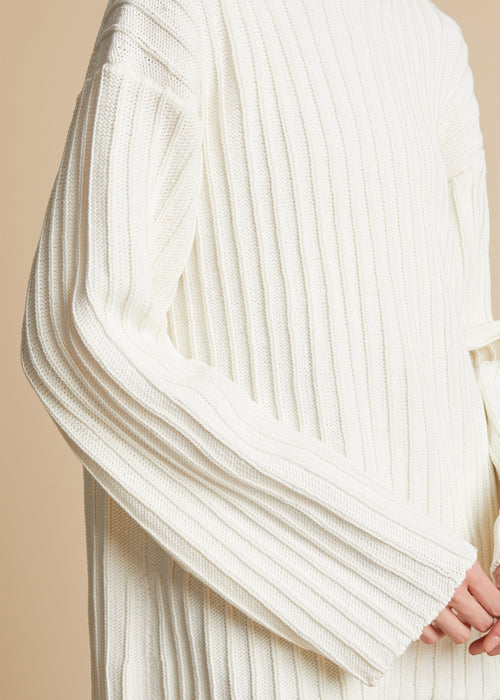 Classificeren Chronisch slijm The Kat Sweater in Ivory– KHAITE