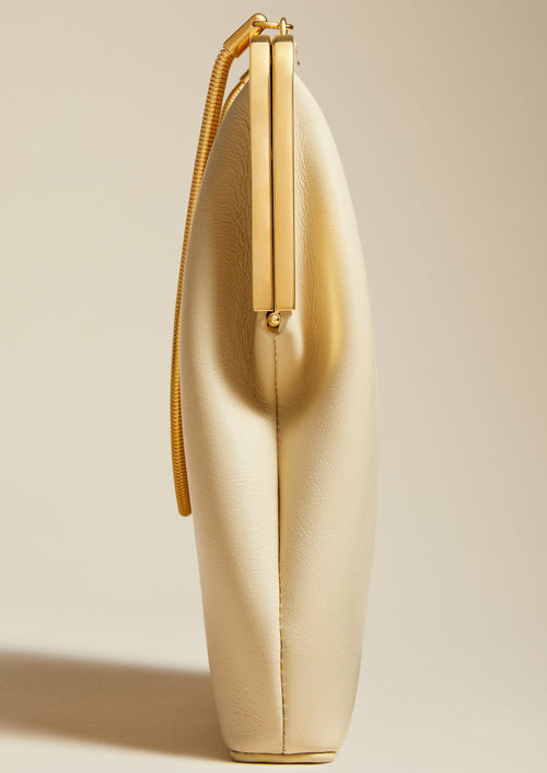 The Lilith Evening Bag in Cream Leather– KHAITE