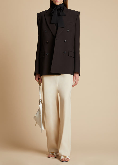 The Nathan Blazer in Dark Brown