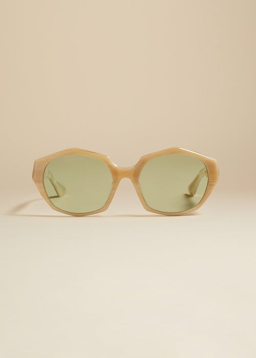 The KHAITE x Oliver Peoples 1971C in Beige Silk