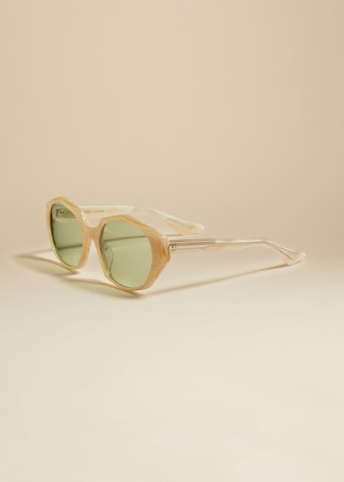 The KHAITE x Oliver Peoples 1971C in Beige Silk